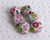 Fairford- 6 Small Buttons from Liberty of London Cotton Lawn