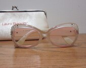 Vintage Ivory Laura Biagiotti Sunglasses Rhinestone Price Reduced Sale