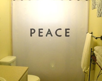 Popular items for peace shower curtain on Etsy