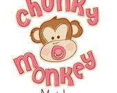 Chunky Monkey - Personalized Bodysuit or Tee