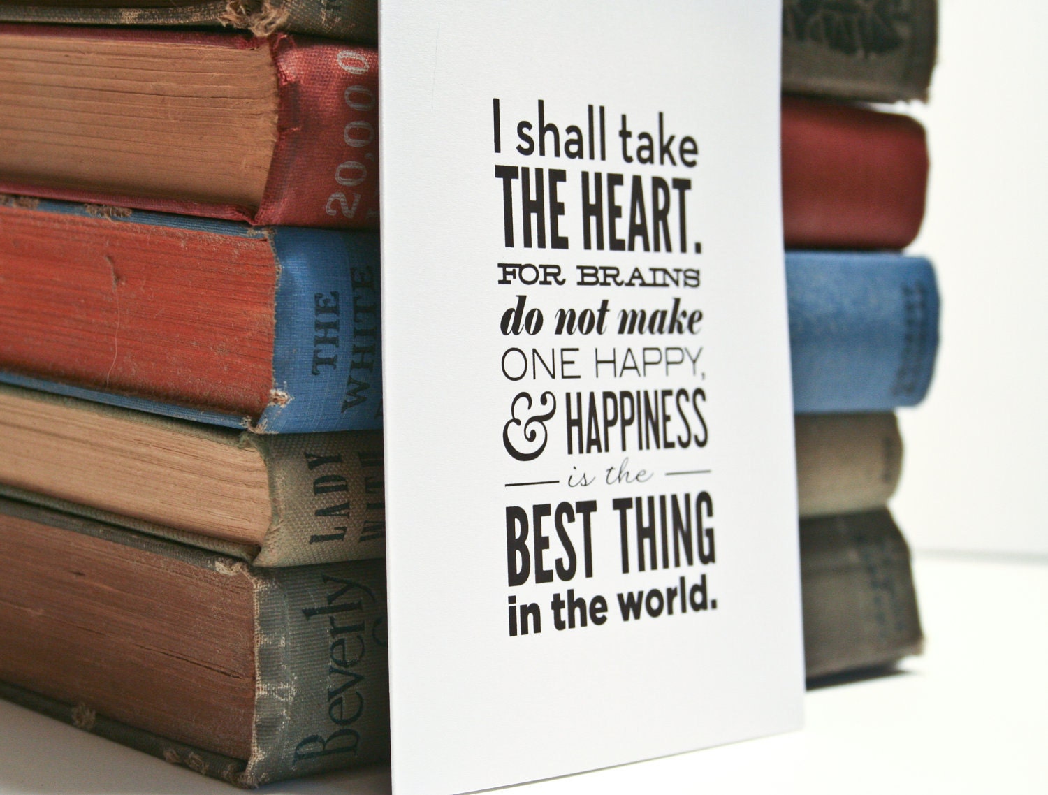 Typography Quotation Notecard / Wizard of Oz