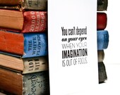 Typography Quotation Notecard / Mark Twain