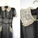 V I N T A G E Art Deco Nuit Noire Gown...reserved for Claudia