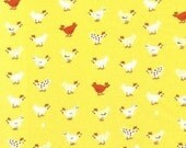 Heather Ross, Munki Munki, CHICKENS, 1 Leg Panel