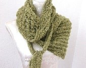 Triangle Shawl, Neckwarmer in ,Asparagus,  Eton blue, Sea green,  Pistachio, Olivine, Fern green, Green, Knitted Shawl, Neckwarmer