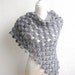 PDF CROCHET PATTERN pattern for scarf, shawl, Bean Shawl