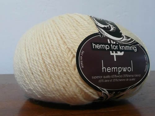 Hempwol knitting yarn (bianco)