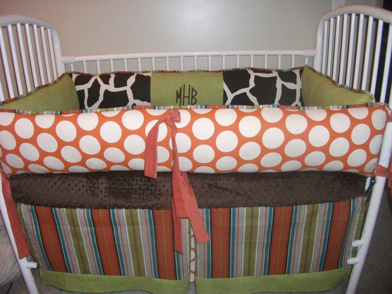 giraffe crib set