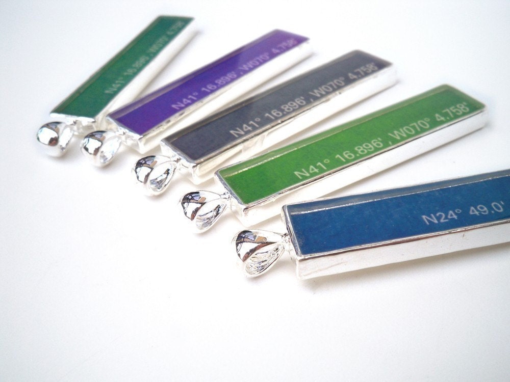 Custom Latitude / Longitude Pendant