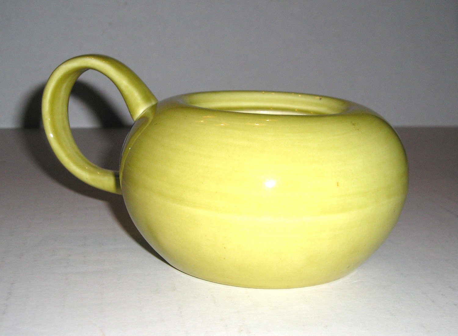 Vintage Russel Wright American Modern Chartreuse Sugar Bowl