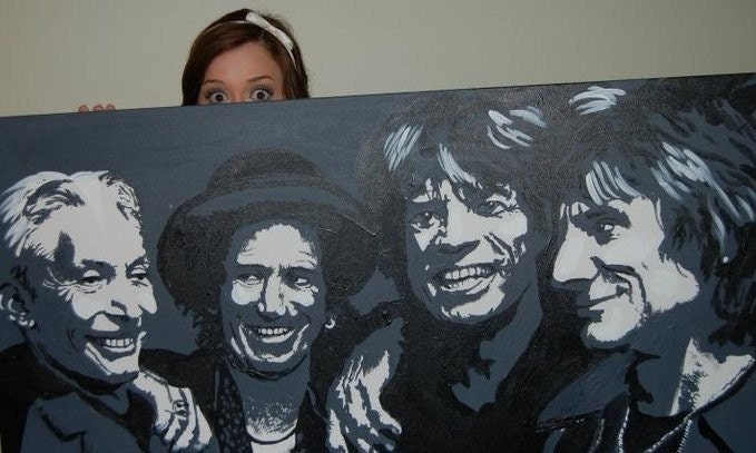 POP ART portrait Custom 4 feet long