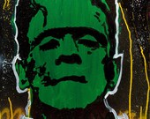 Frankenstein HALF OFF Use coupon code "HALFOFFPRINTS" at checkout  print from original painting
