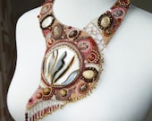 Bedrock - beaded collar - PaintedWithBeads Bedrock - beaded collar - PaintedWithBeads