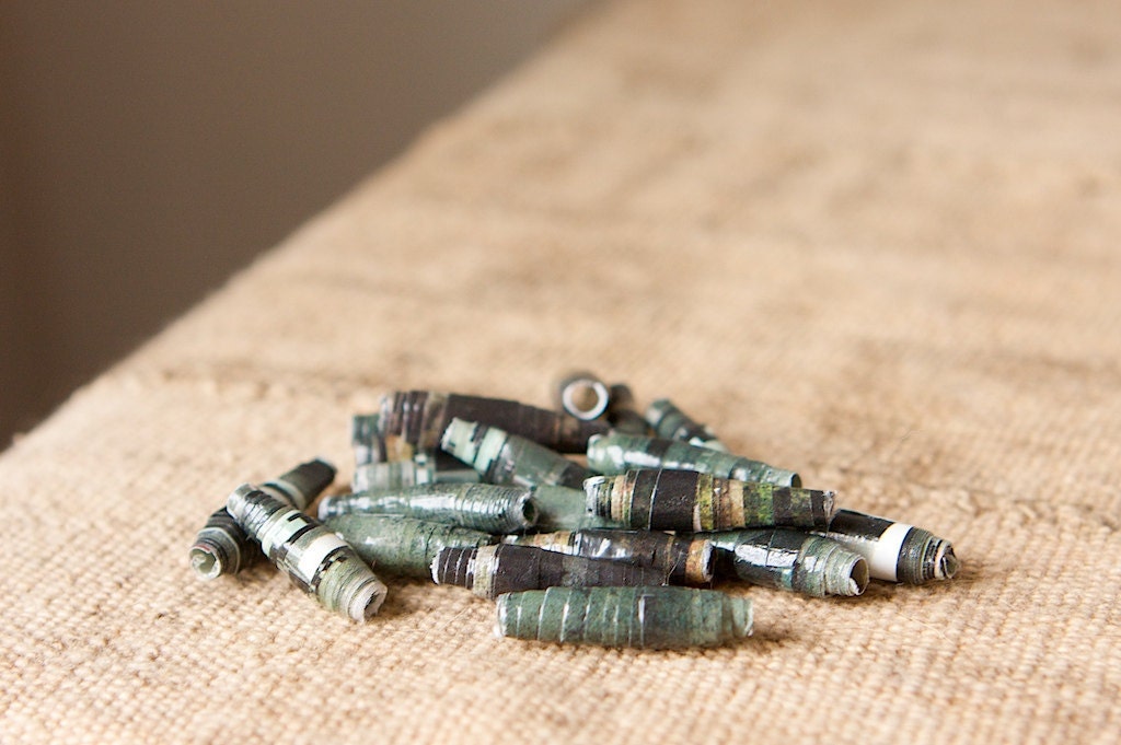 Dark Forest Paper Magazine Beads