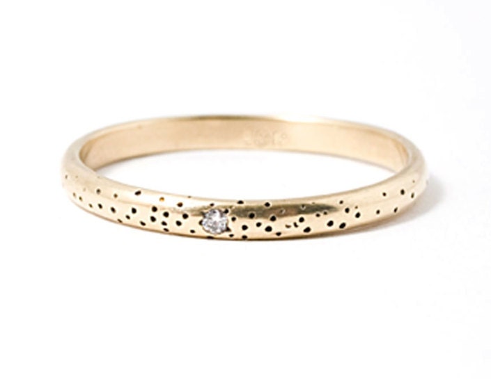 Speckled Band - 14k - Size 8 and up - ClaireKinder