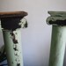 RESERVED BELLA BORDELLO Victorian carved Ionic columns- architectural salvage