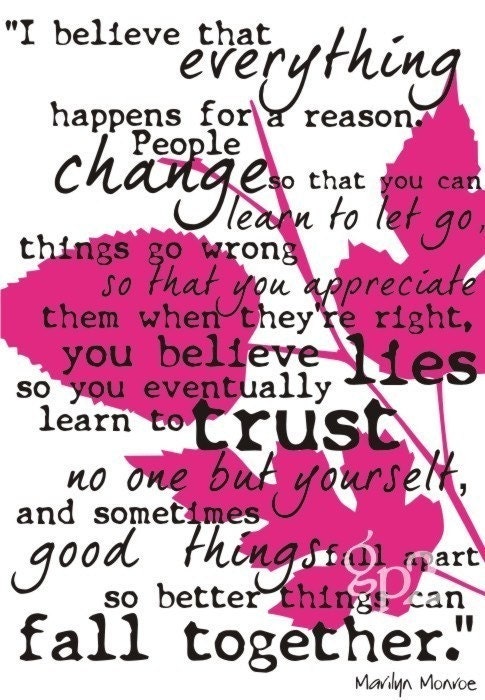 Marilyn Monroe Quote Art Print