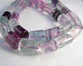 Rainbow Fluorite Chunky Bead Strand