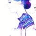 Watercolor Fashion Illustration - Chevron Tunic print