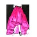 Original watercolor and pen fashion illustration by Jessica Durrant titled Wu Does Pink