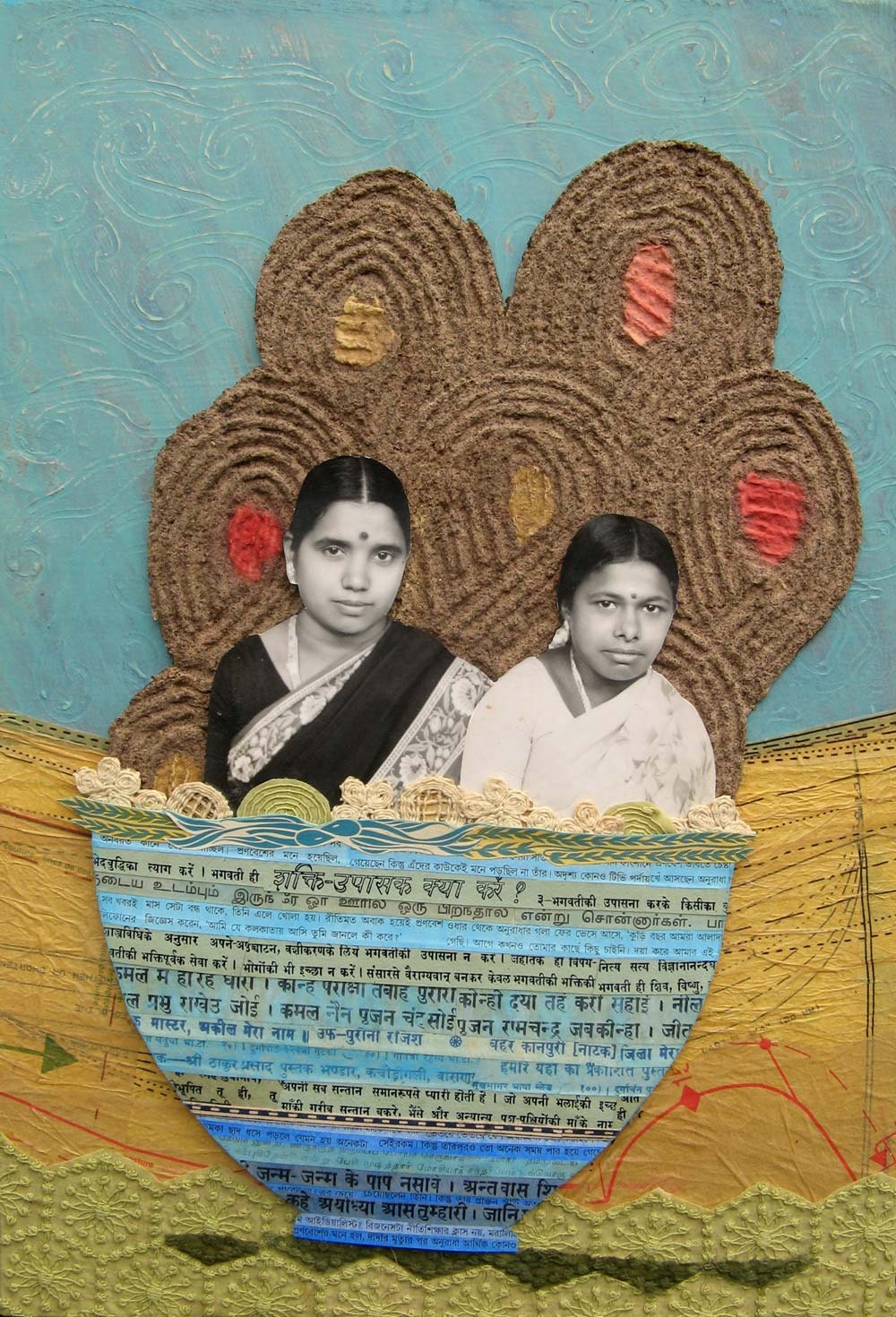 India . . . archival ink-jet print of original collage