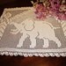 Crochet Elephant Doily