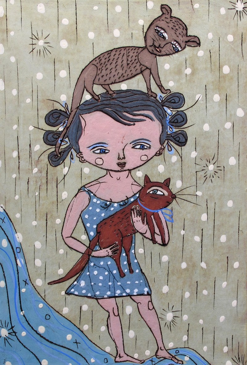 Giclee - Two Cats