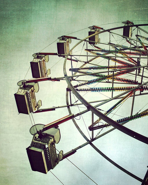 Fine Art Photography Print -Lets Go Around 8x10 - As Seen On HGTV Design On A Dime Episode 394