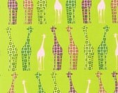 Spring Giraffe- Urban Circus by Laurie Wisbrun for Robert Kaufman, 1 Yard