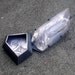 Crystal Silver Brooch.  Natural Rock Crystal, Sterling Silver Brooch