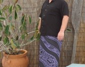Utili-lavalava Hawaiian Turtle and Tapa print