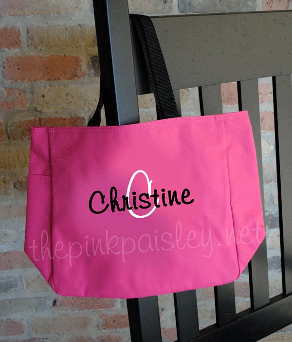 Monogrammed Tote Bag