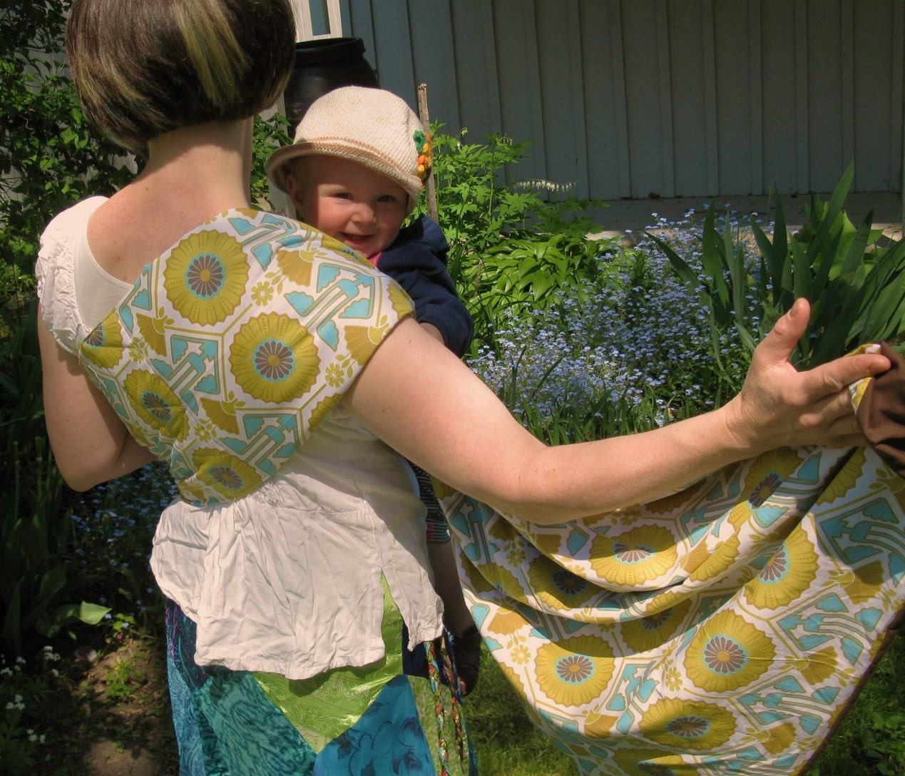 Sunflower- Adjustable Baby Sling READY TO SHIP