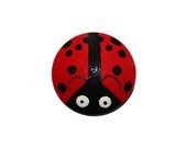 Ladybug Nail Cover or Dresser Drawer Knob