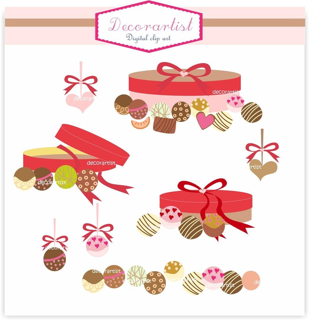 Clip art , christmas , valentine, chocotate box , gift box clip art, INSTANT DOWNLOAD