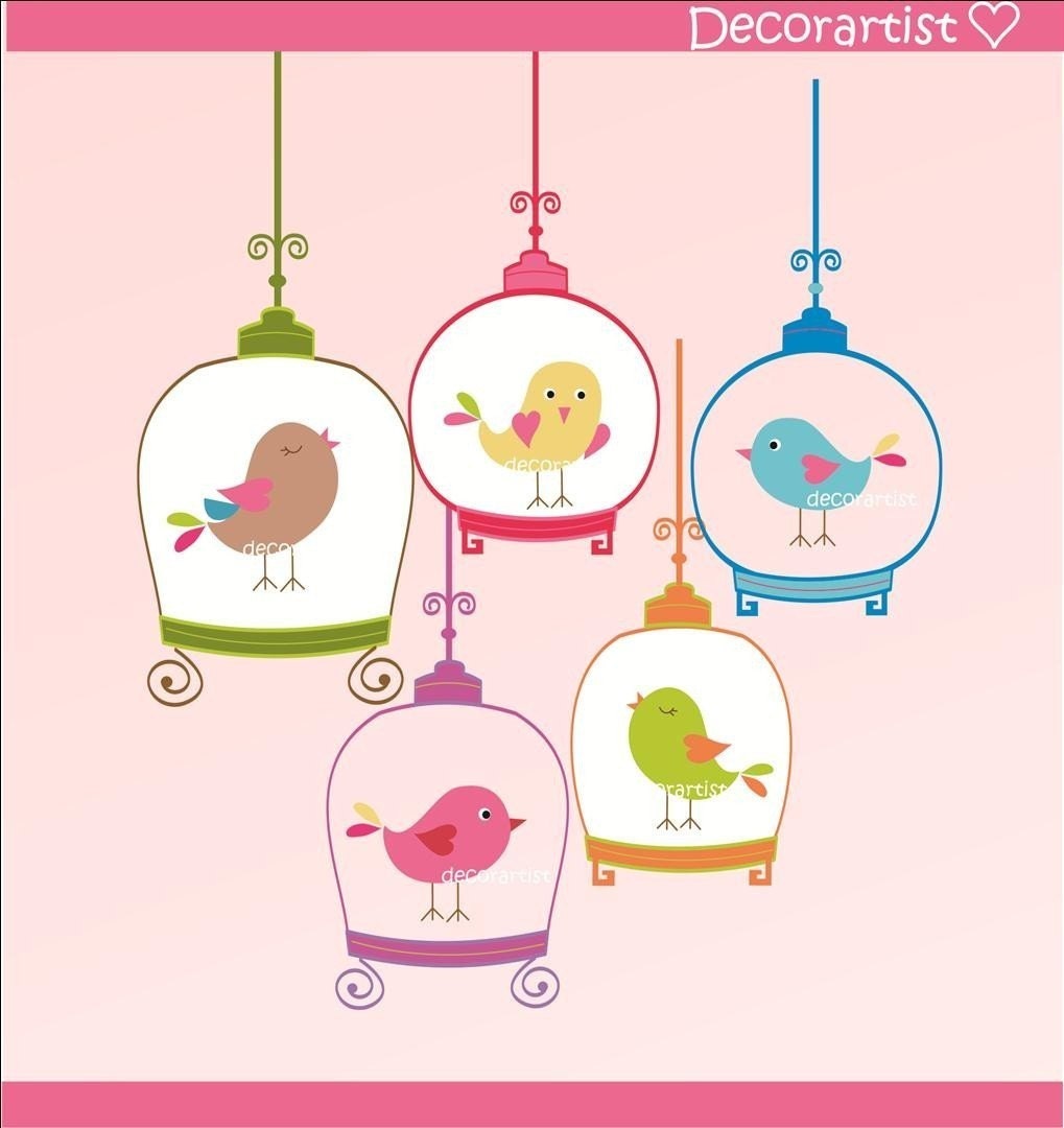 instant download Digital clip art., bird images, happy birds