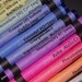 Chemistry Crayon CLEAR Labels - set of 16