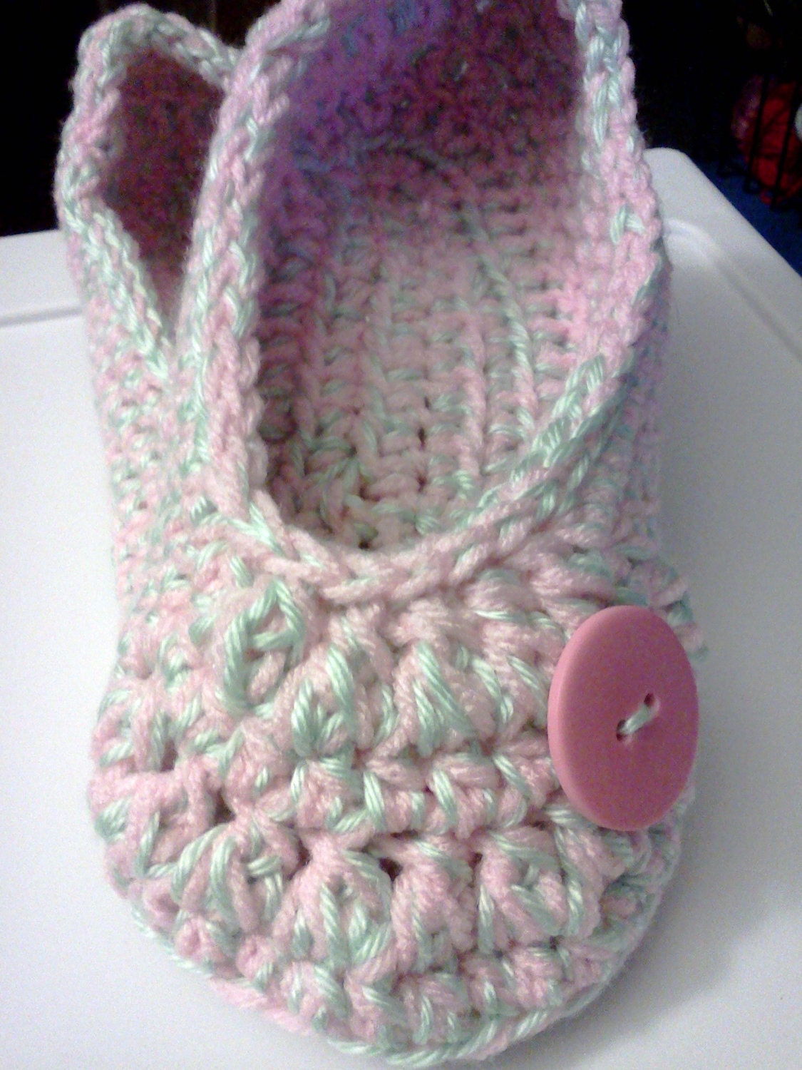 Ladies Slippers......in Pink and Green,  YOUR size...