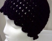 Ladies Hat, Beanie, Flapper style Beanie - in your choice of color