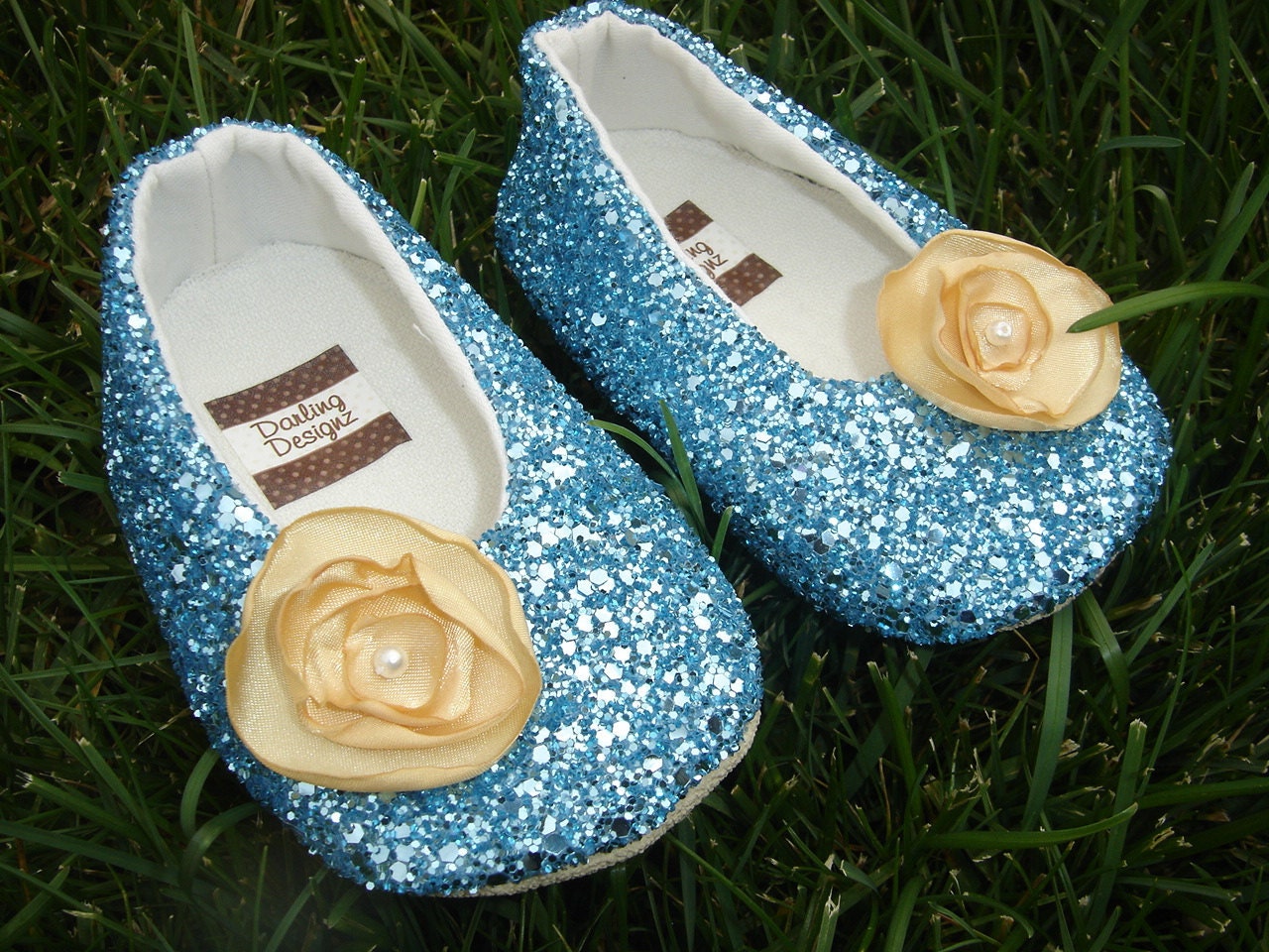 Sparkle Glitter Shoes for Toddlers in Blue