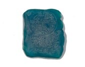 The Mini Mythos Tablet s3 Cunei in green, black, purple and red LARP MMTs3 Cthulhu prop