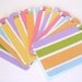 Hanging Tag Paper Goods Gift Tag Stripes Glitter