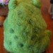 RESERVED...Waiting for Flies Needle Felted One-of-a-kind Soft Sculpture