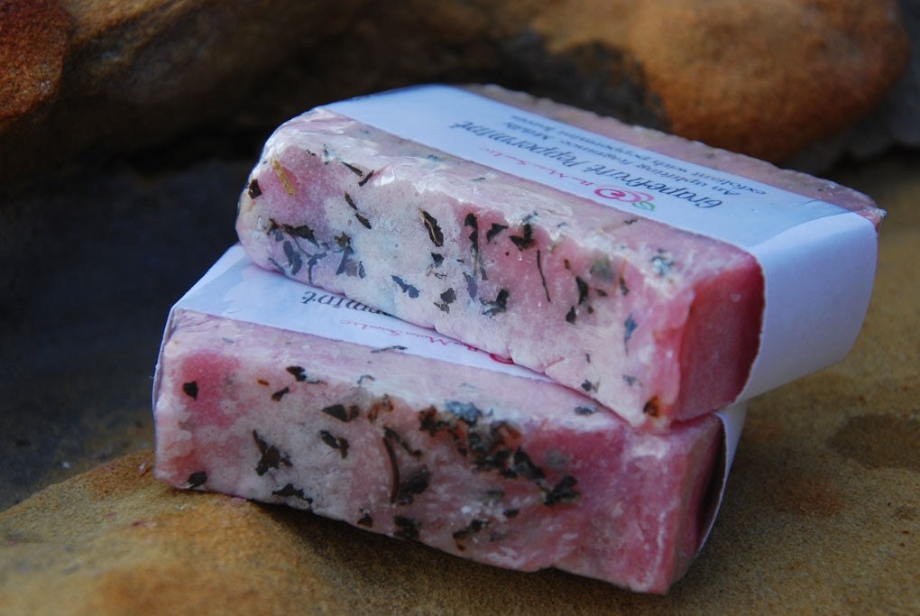 Grapefruit Peppermint Bar Soap