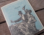 Letterpress Cheers Card