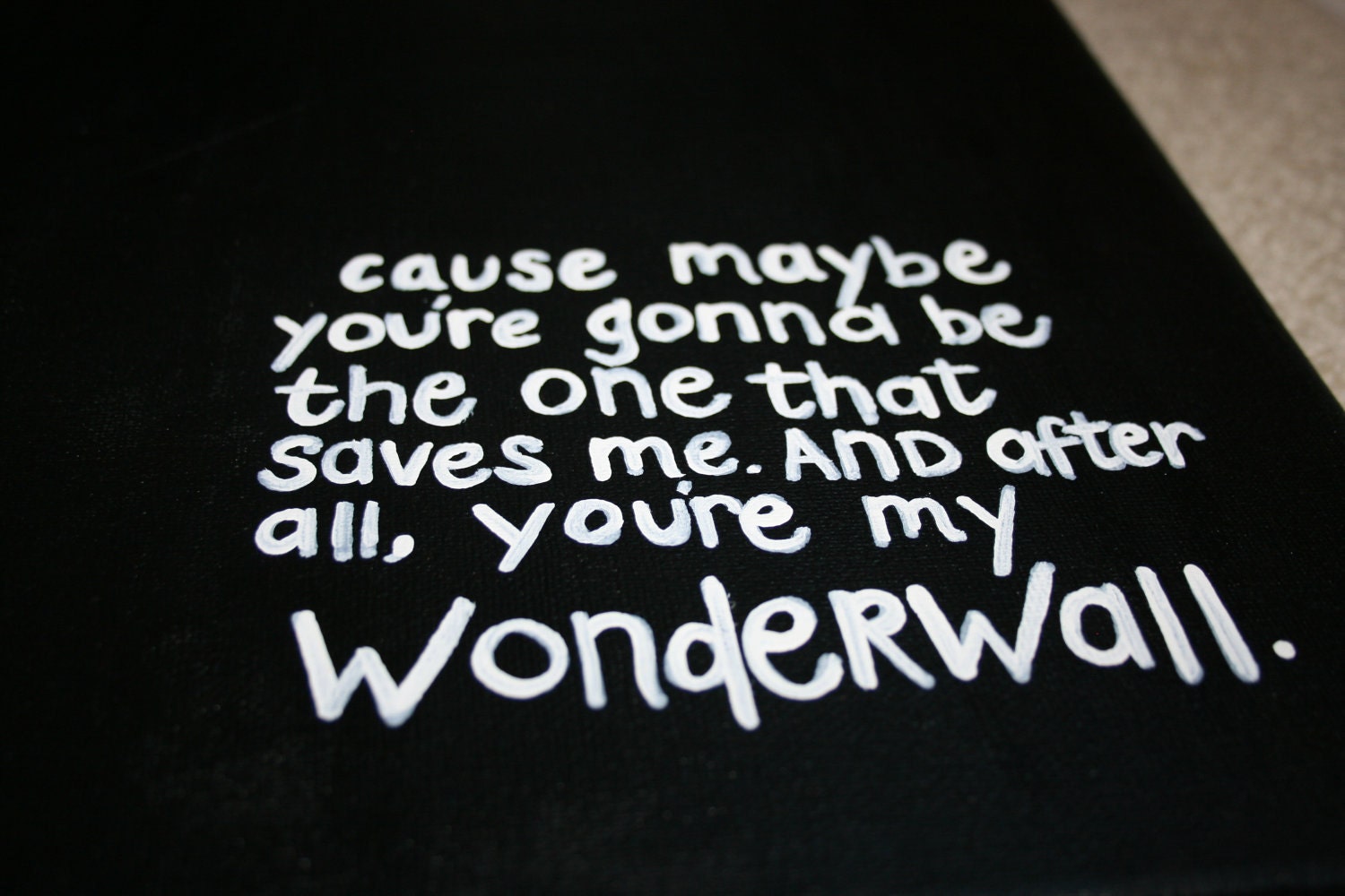 16x20 Wonderwall Painting
