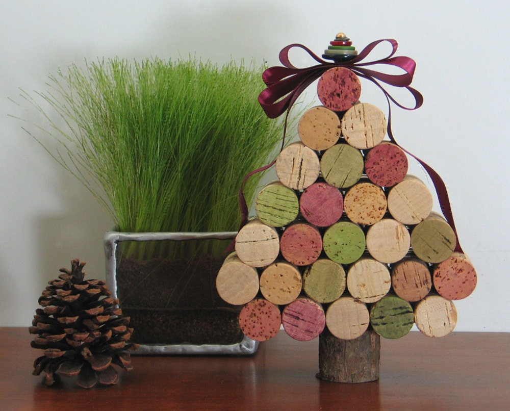 Wine Cork Christmas Tree (Petite)