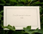I'm 28% Sure You're The One - Handmade Card