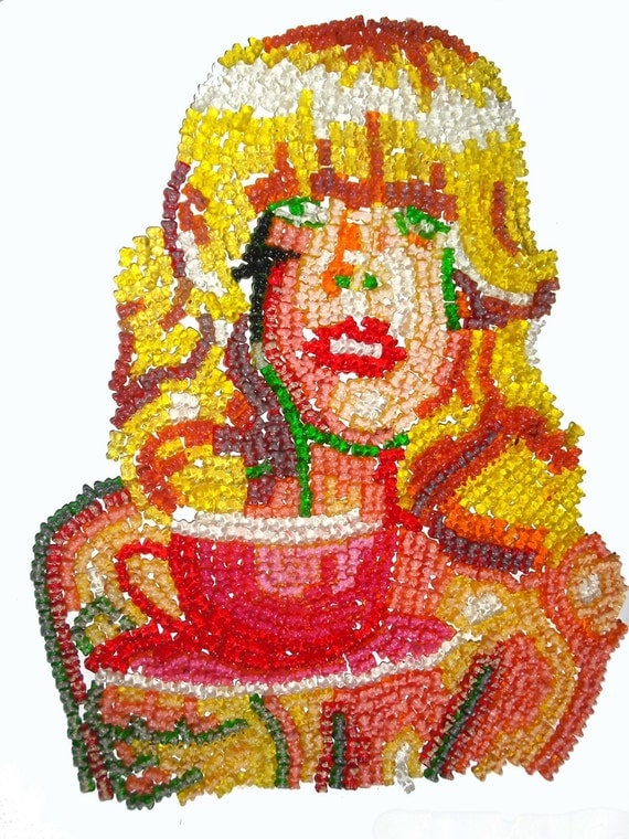 Your Portrait made of Gummi Bears - As Seen In Urban Outfitters