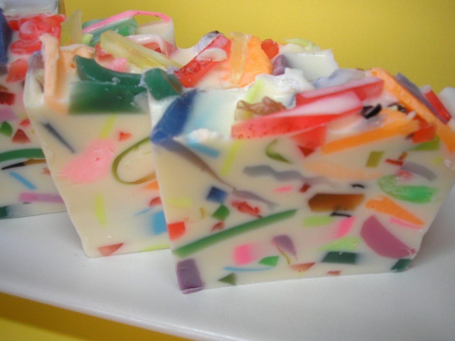 Land of Sweets Confetti Soap for Kids - Jelly Bean, Lemon Drop and Cotton Candy scented